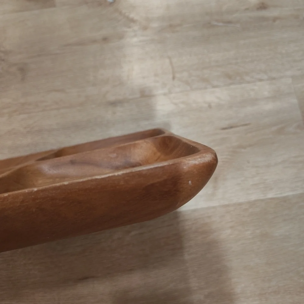 Wooden Quadruple Serving Tray